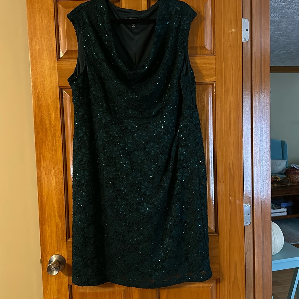 Dressbarn green dress